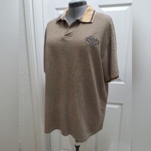 Harley Davidson Brown Polo Shirt